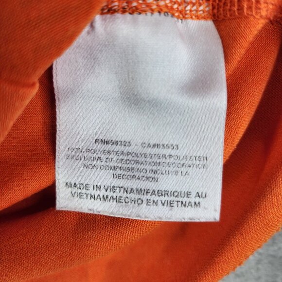 Men's Orange Nike Dri-Fit OSU Cowboys Shirt Short Sleeve Crew Neck Size S - Picture 6 of 10